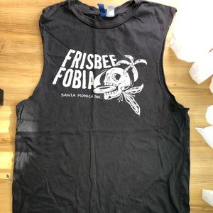 Frisbee Fobia cut off top